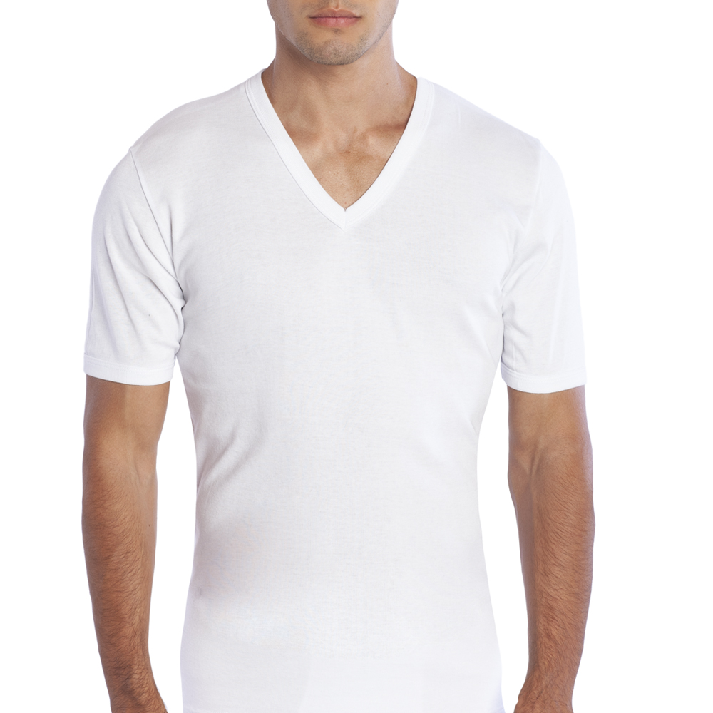 CAMISETA ALGODÓN MANGA CORTA - 1