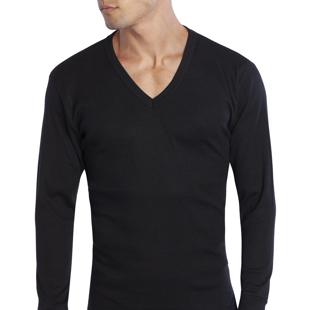 CAMISETA M/L ARGA CUELLO V HOMBRE ALGODÓN - 1