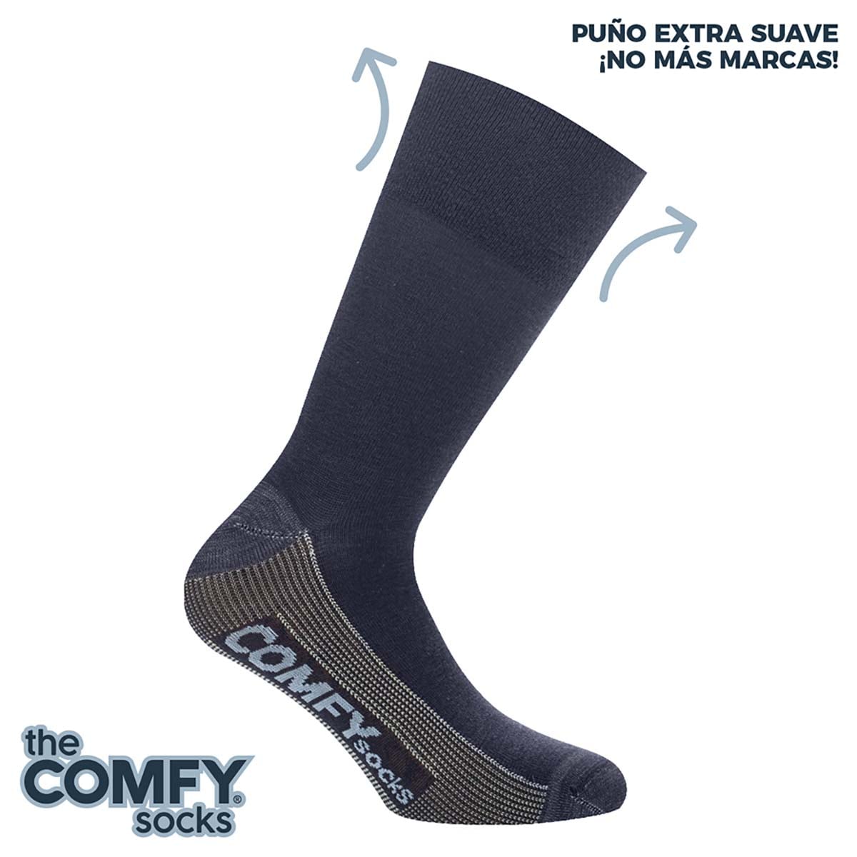 CALCETÍN HOMBRE MONARCH COMFY COBRE LISO - 2