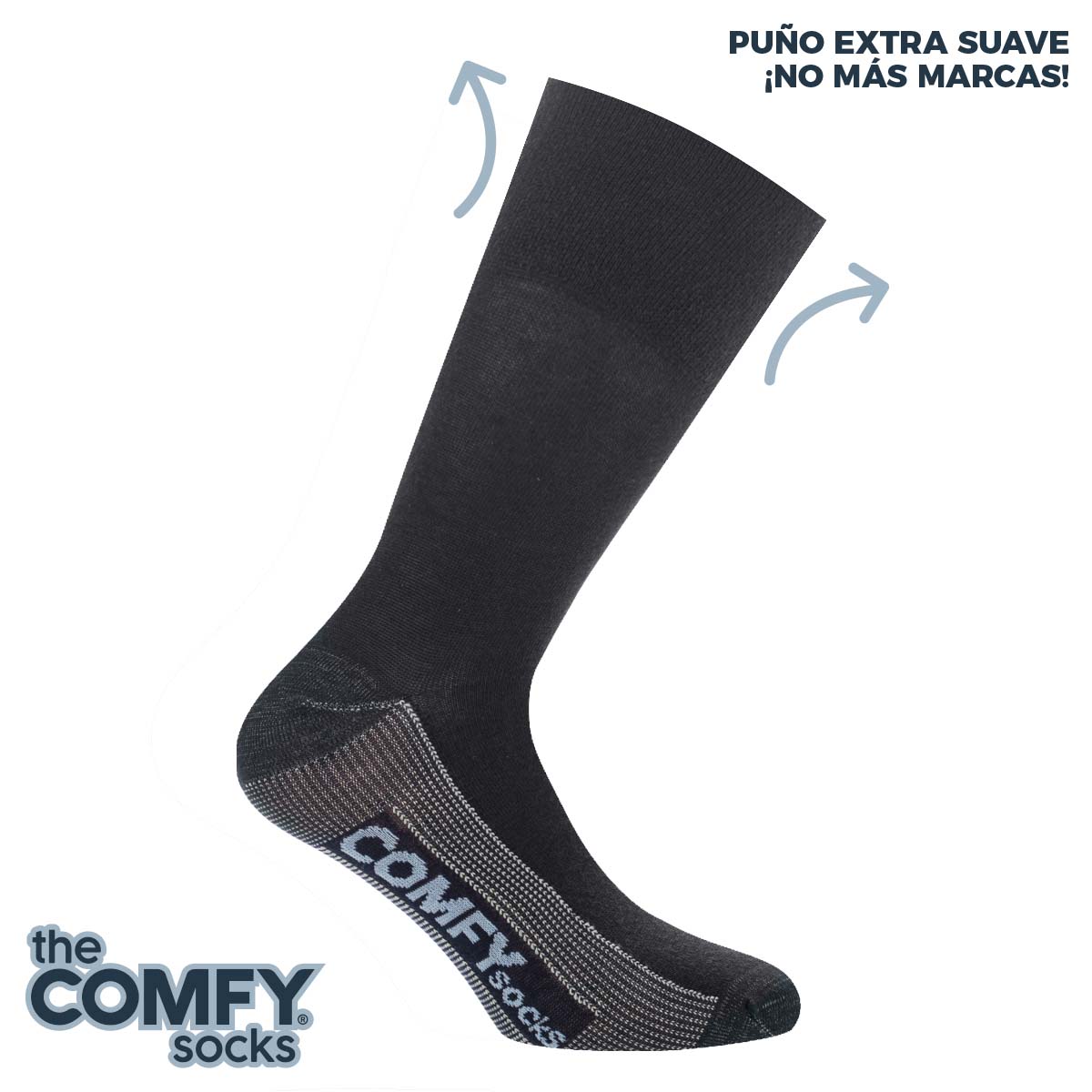 CALCETÍN HOMBRE MONARCH COMFY COBRE LISO - 2