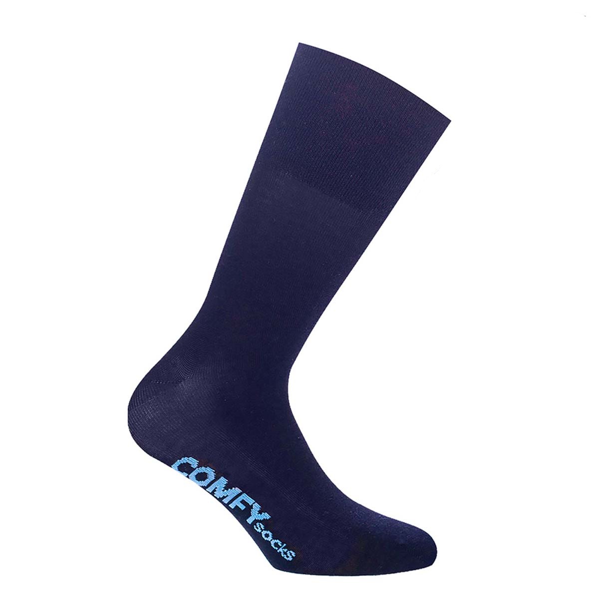 CALCETÍN HOMBRE MONARCH COMFY BAMBOO LISO AZUL - 1