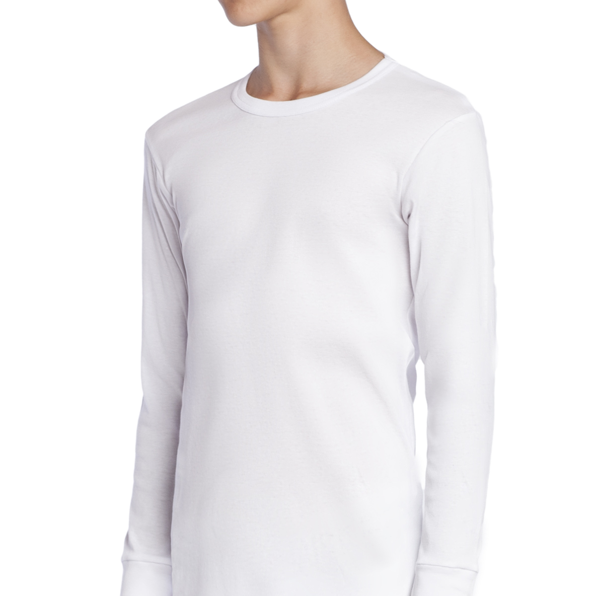 CAMISETA MANGA LARGA ALGODÓN NIÑO TAIS BLANCO CUELLO POLO LOLO - 1
