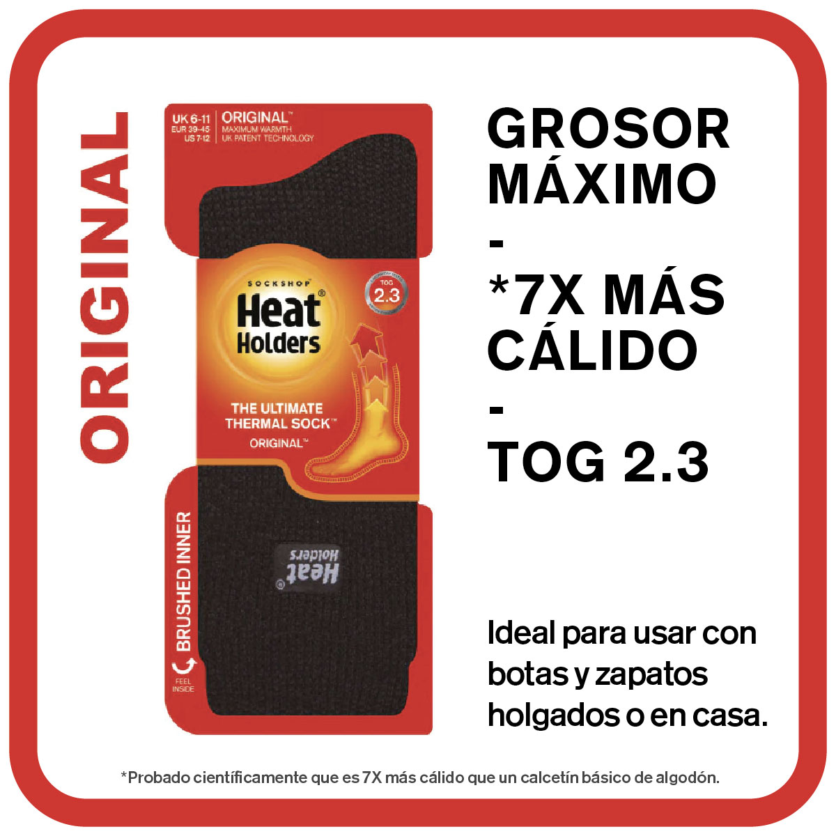 CALCETIN WOOL HOMBRE HEAT HOLDERS - 2