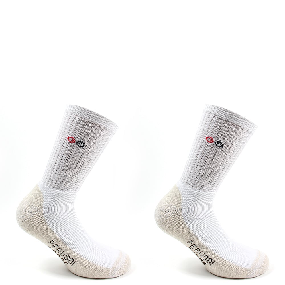 PACK X2 PARES DE CALCETINES HOMBRE PERUGGI COBRE + ALGODÓN DEPORTIVO LARGO 3/4 - 1