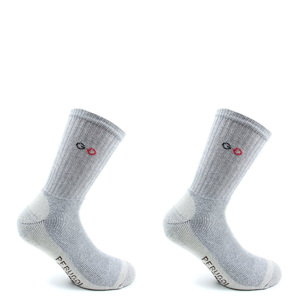 PACK X2 PARES DE CALCETINES HOMBRE PERUGGI COBRE + ALGODÓN DEPORTIVO LARGO 3/4 - 1