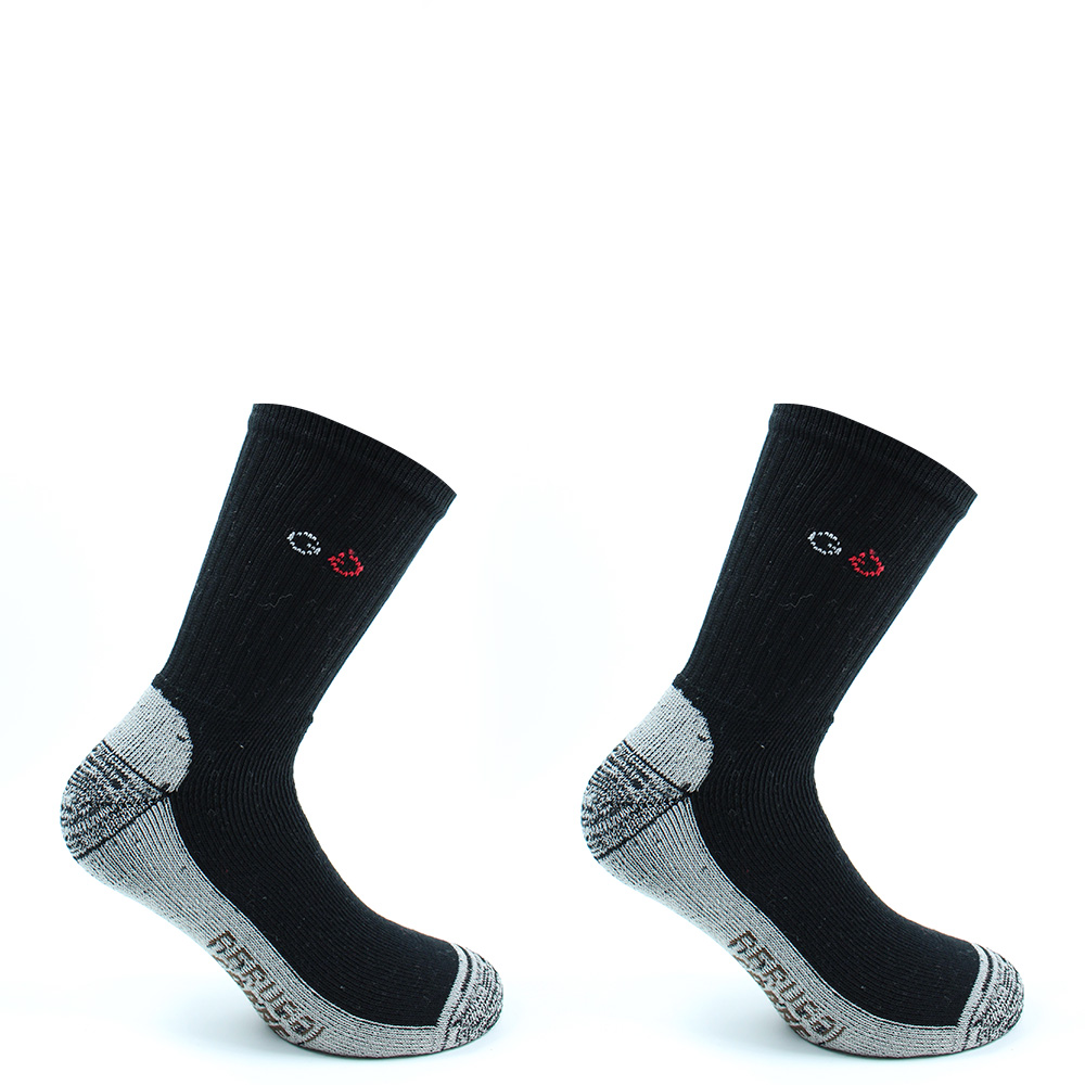 PACK X2 PARES DE CALCETINES HOMBRE PERUGGI COBRE + ALGODÓN DEPORTIVO LARGO 3/4 - 1