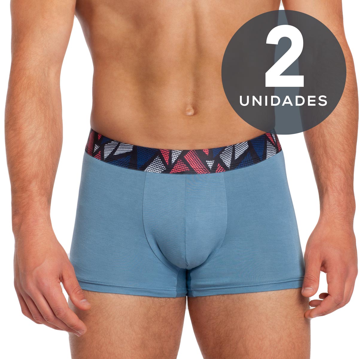 2 UNIDADES BÓXER BAMBOO ULTRA FRESCO CIRUELA - 1