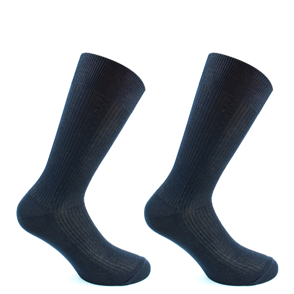 PACK X2 PARES DE CALCETINES HOMBRE MONARCH HILO BORLON - 1