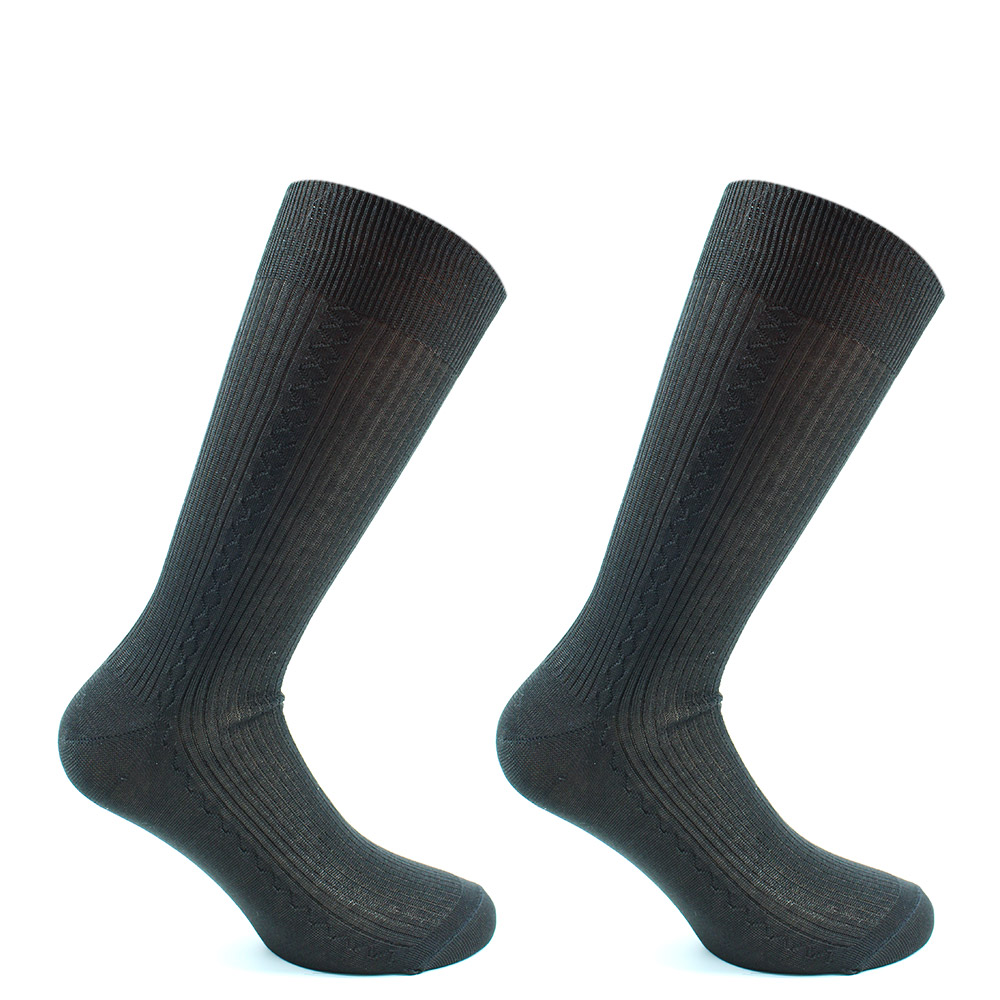 PACK X2 PARES DE CALCETINES HOMBRE MONARCH HILO BORLON - 1