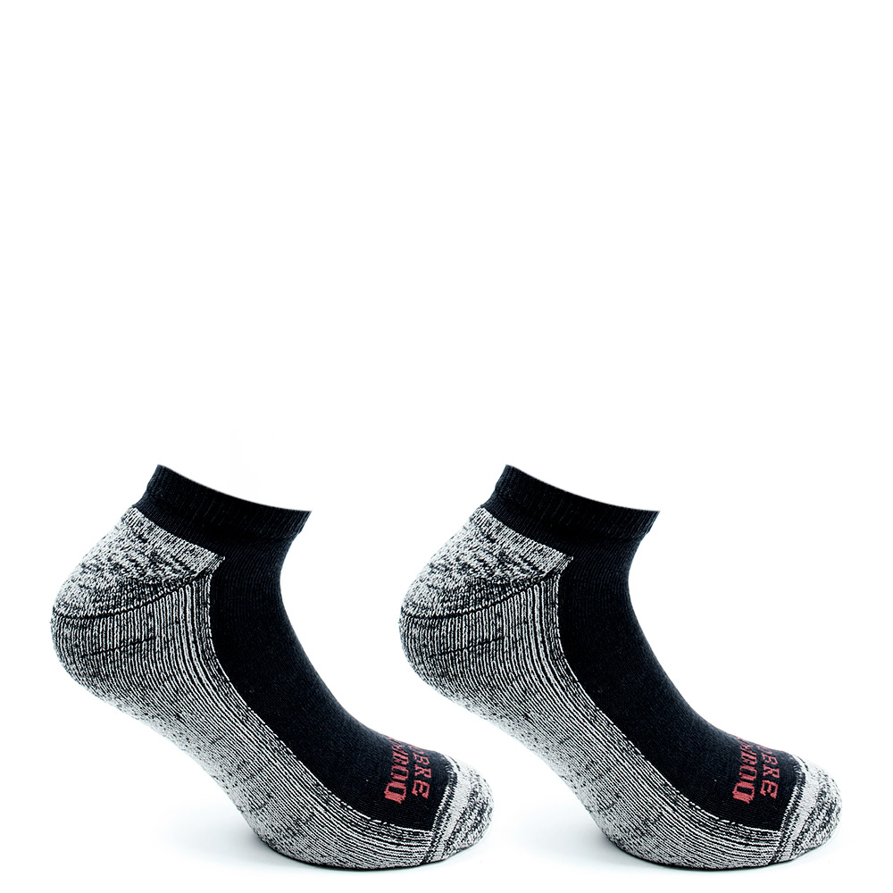 PACK X2 PARES DE CALCETINES HOMBRE PERUGGI COBRE + BAMBOO DEPORTIVO LARGO 0/4 Negro 39-43
