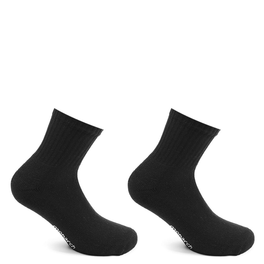 PACK X2 PARES DE CALCETINES HOMBRE MONARCH ALGODÓN DEPORTIVO LISO - 1