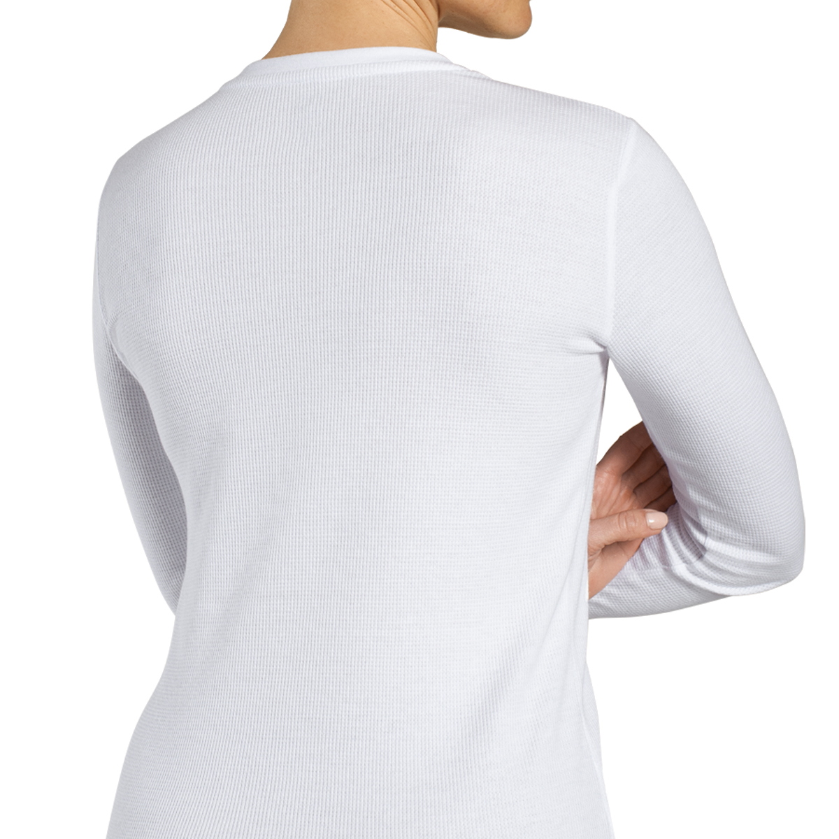 CAMISETA MUJER MANGA LARGA ALGODÓN TEJIDO PANAL - 3