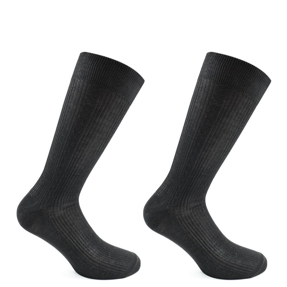 PACK X2 PARES DE CALCETINES HOMBRE MONARCH HILO BORLON - 1