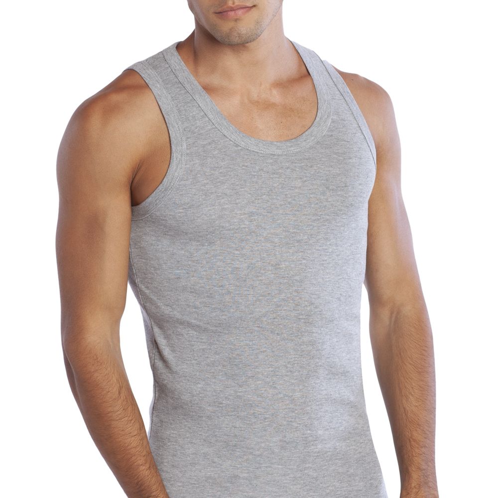CAMISETA ALGODÓN MUSCULOSA HOMBRE - 1