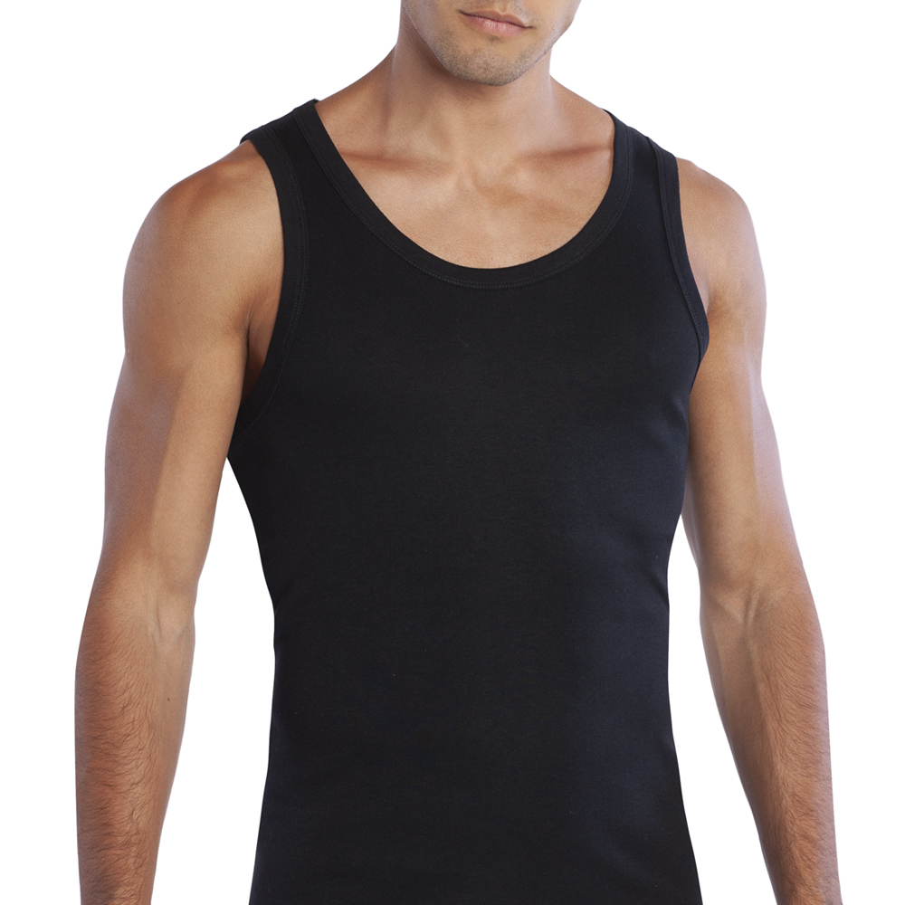 CAMISETA ALGODÓN MUSCULOSA HOMBRE - 1