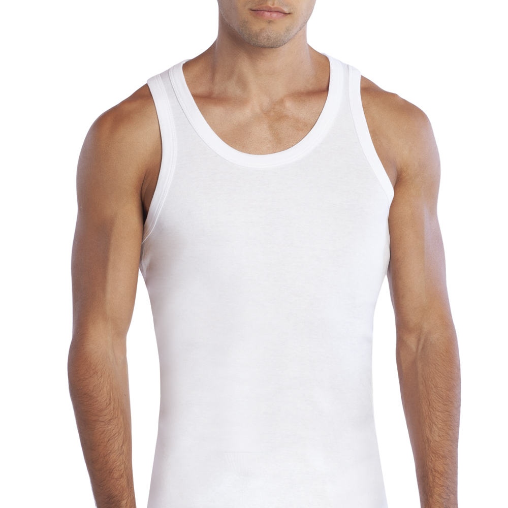 CAMISETA ALGODÓN MUSCULOSA HOMBRE - 1