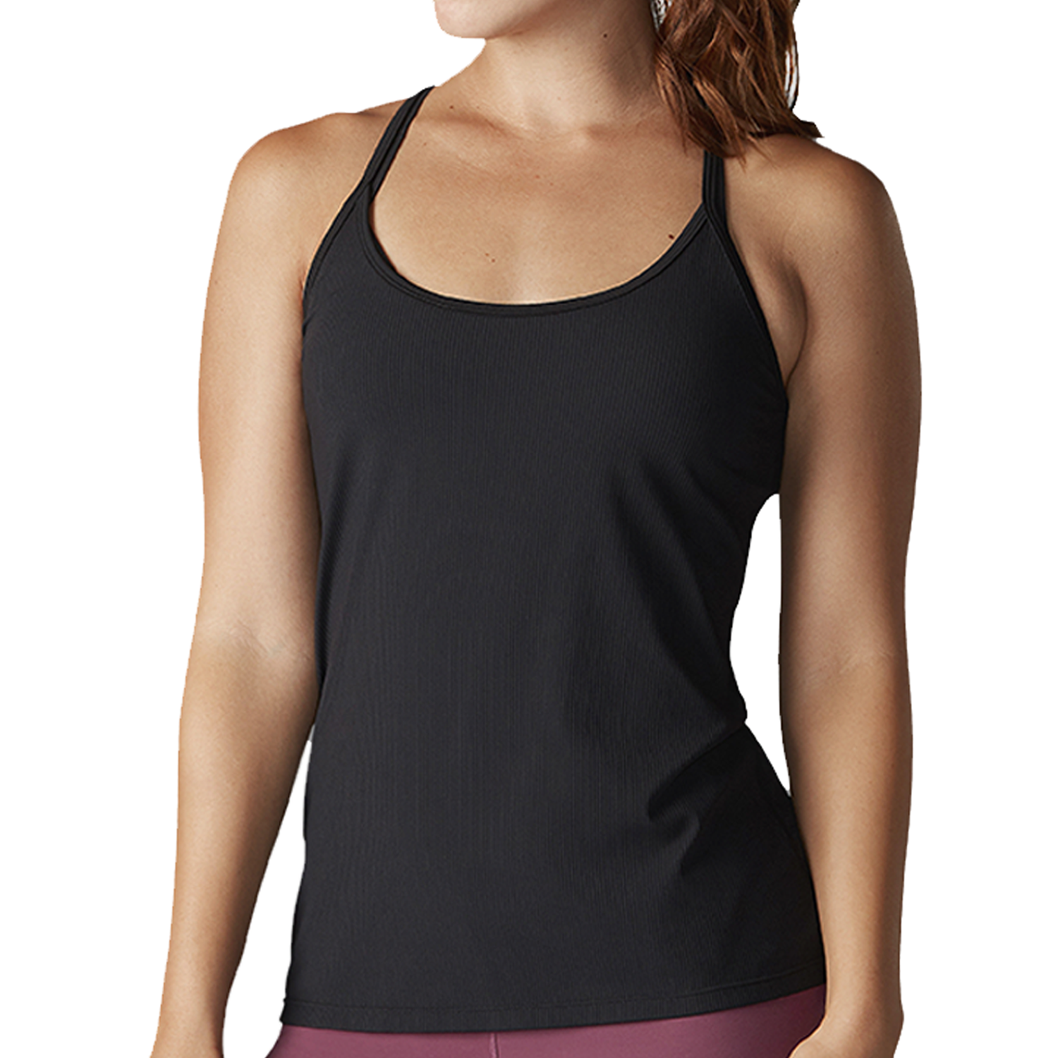 POLERA YOGA MUJER TAVI RIBBED TANK - 1