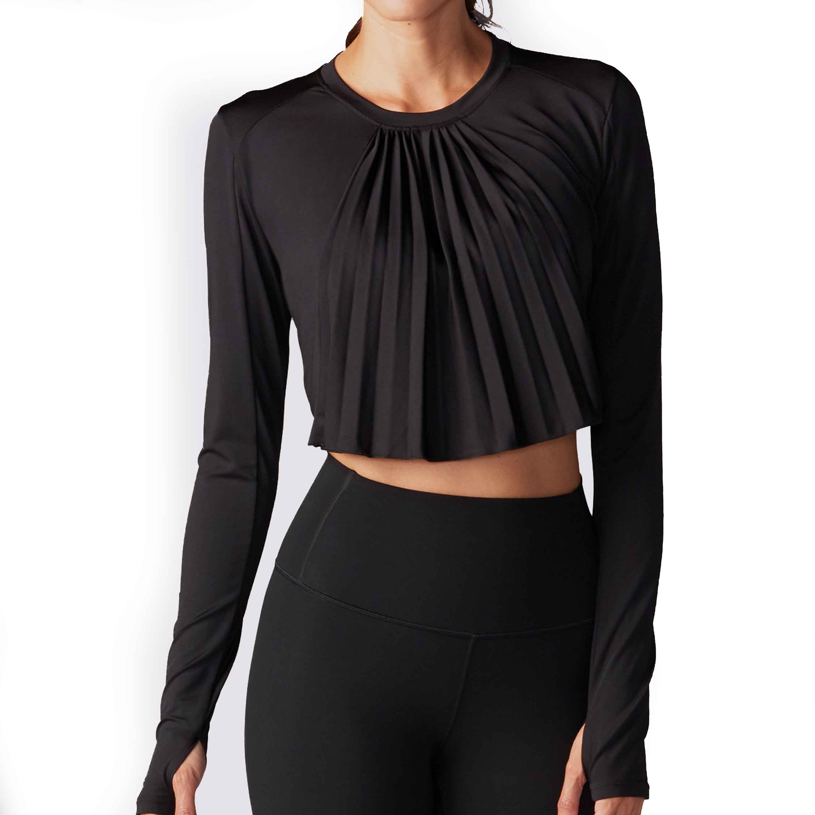 PLEATED LONG SLEEVE - 1