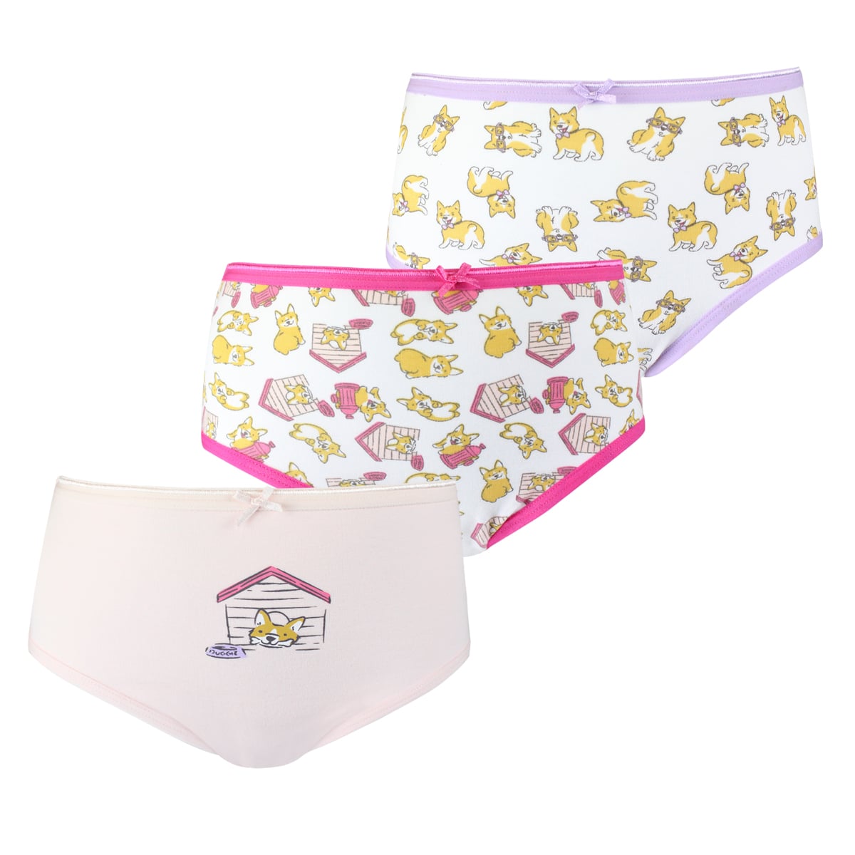 3 CALZONES COTTON SPANDEX NIÑA TAIS INF - 1