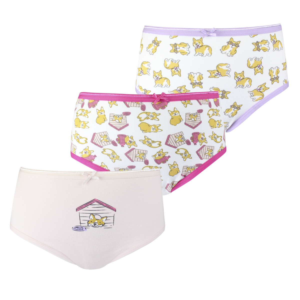 3 CALZONES COTTON SPANDEX NIÑA TAIS INF - 1