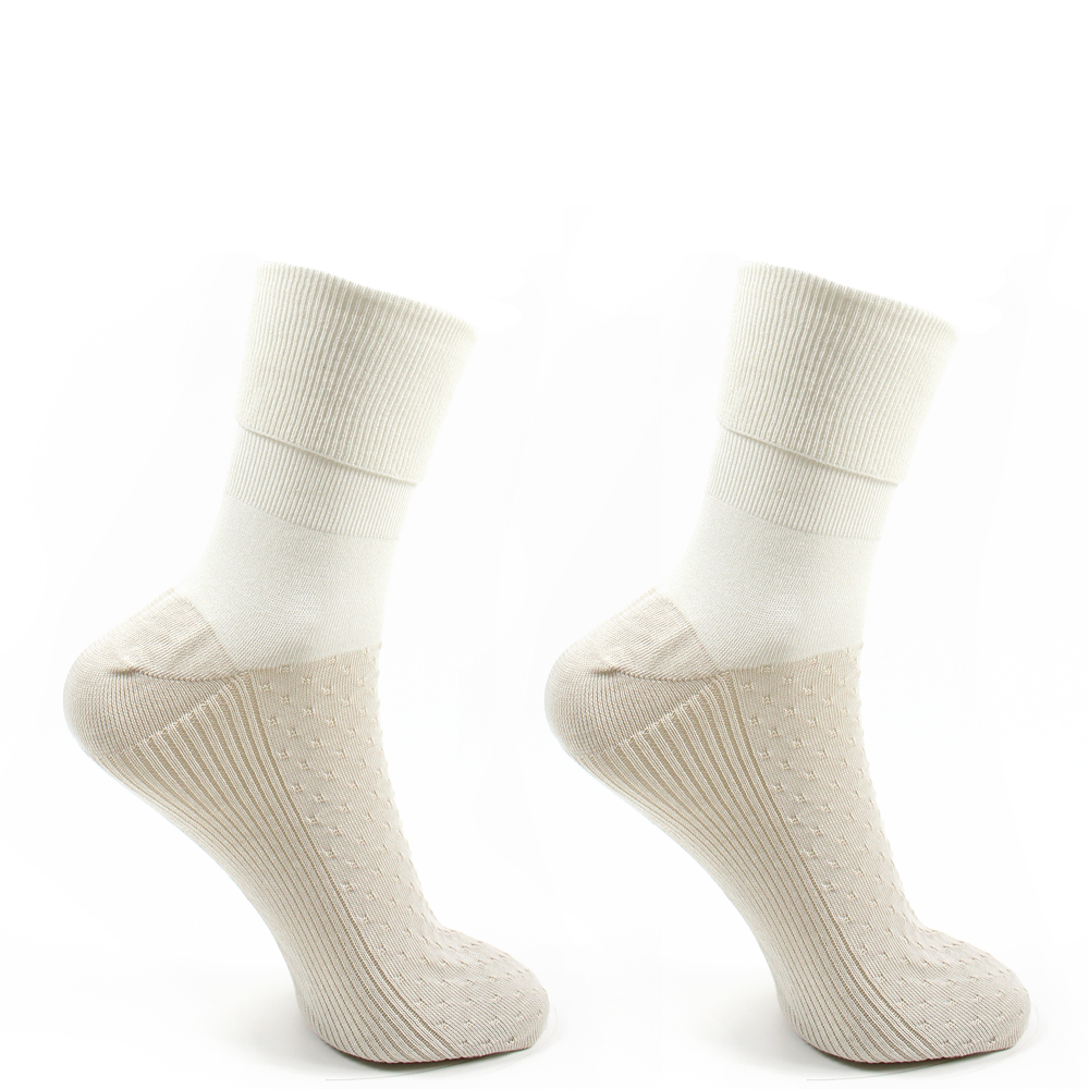 PACK X2 PARES DE CALCETINES MUJER MONARCH 2 PARES COBRE COLORES VUELTA - 1