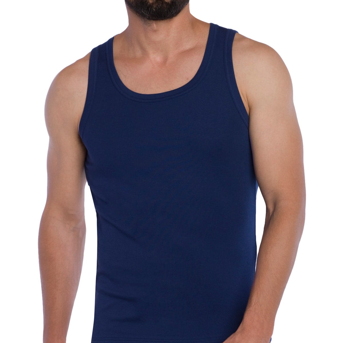 CAMISETA MUSCULOSA HOMBRE ALGODÓN - 1