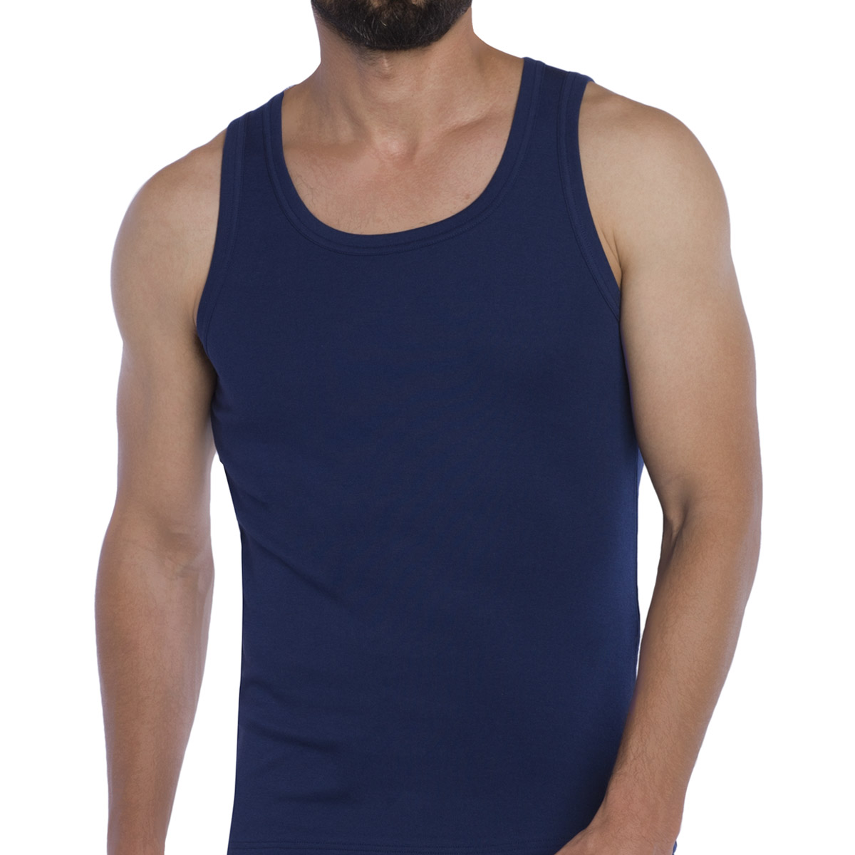 CAMISETA MUSCULOSA HOMBRE ALGODÓN - 1