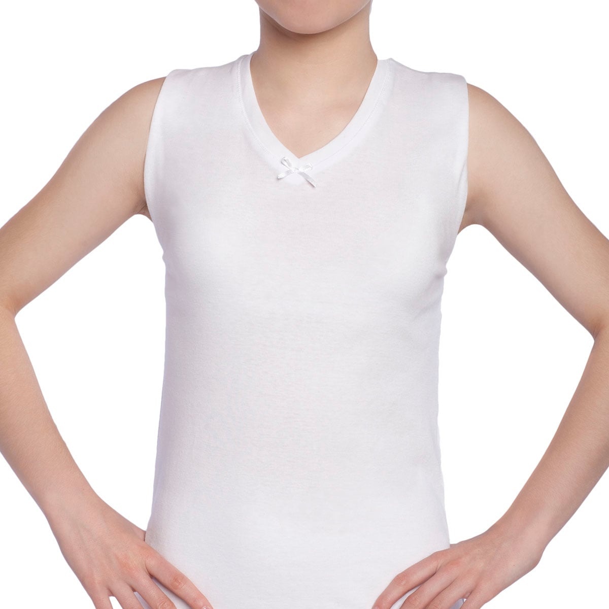 CAMISETA ALGODÓN MUJER TAIS SIN MANGA ADU - 1