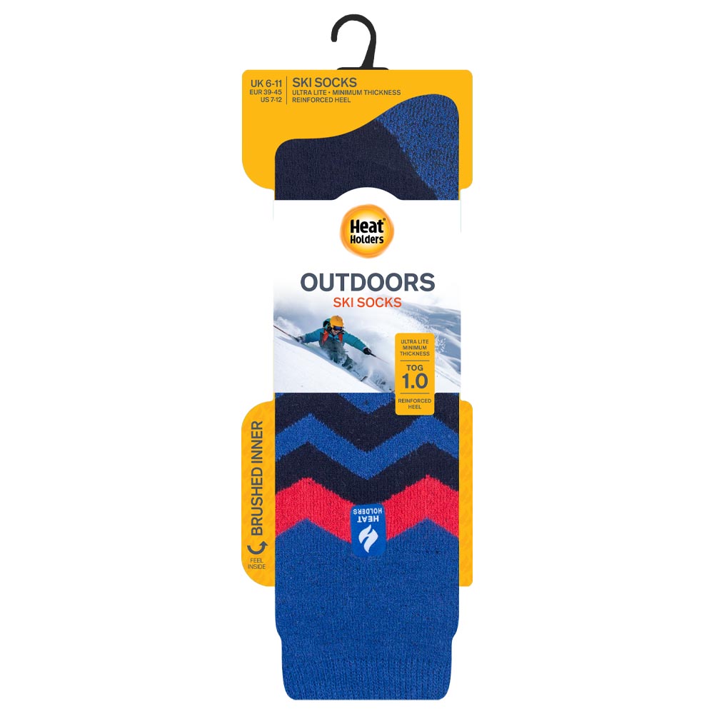 CALCETIN ULTRA LITE SKI AZUL HEAT HOLDERS - 2