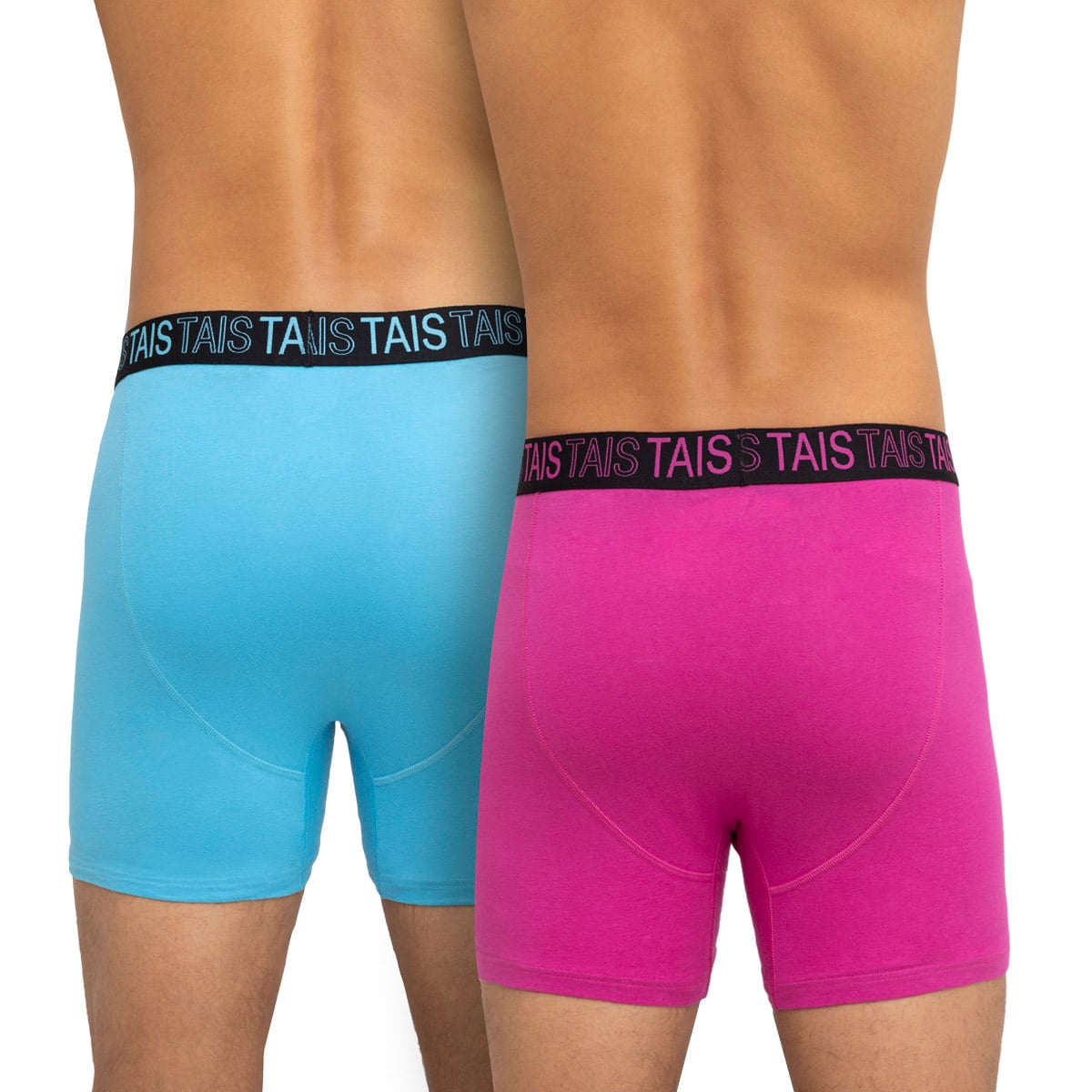 PACK BÓXER HOMBRE TAIS COTTON SPANDEX COLORES CALIPSO FUCSIA - 2