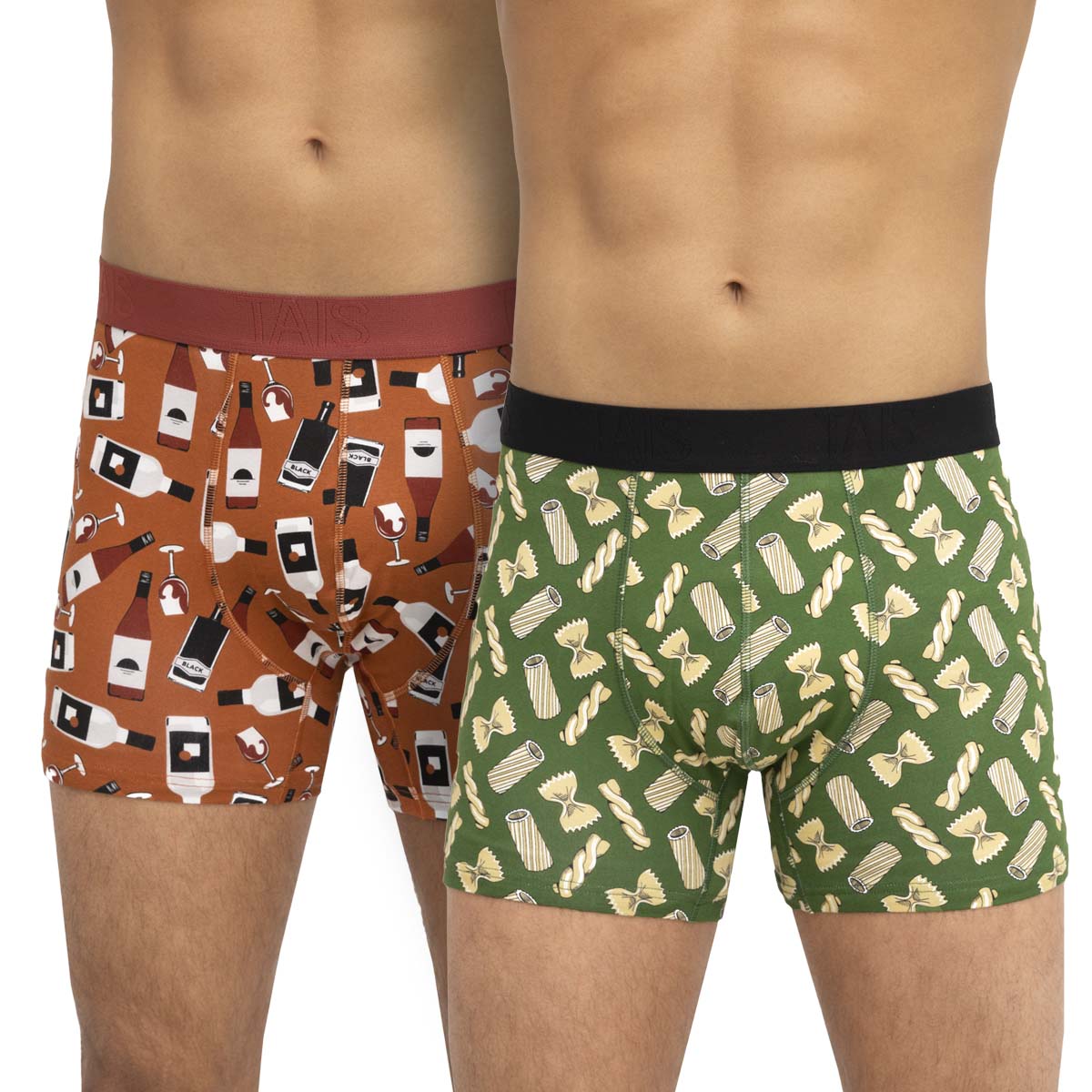 PACK BÓXER HOMBRE TAIS COTTON SPANDEX ICONOS PASTAS BOTELLA - 1