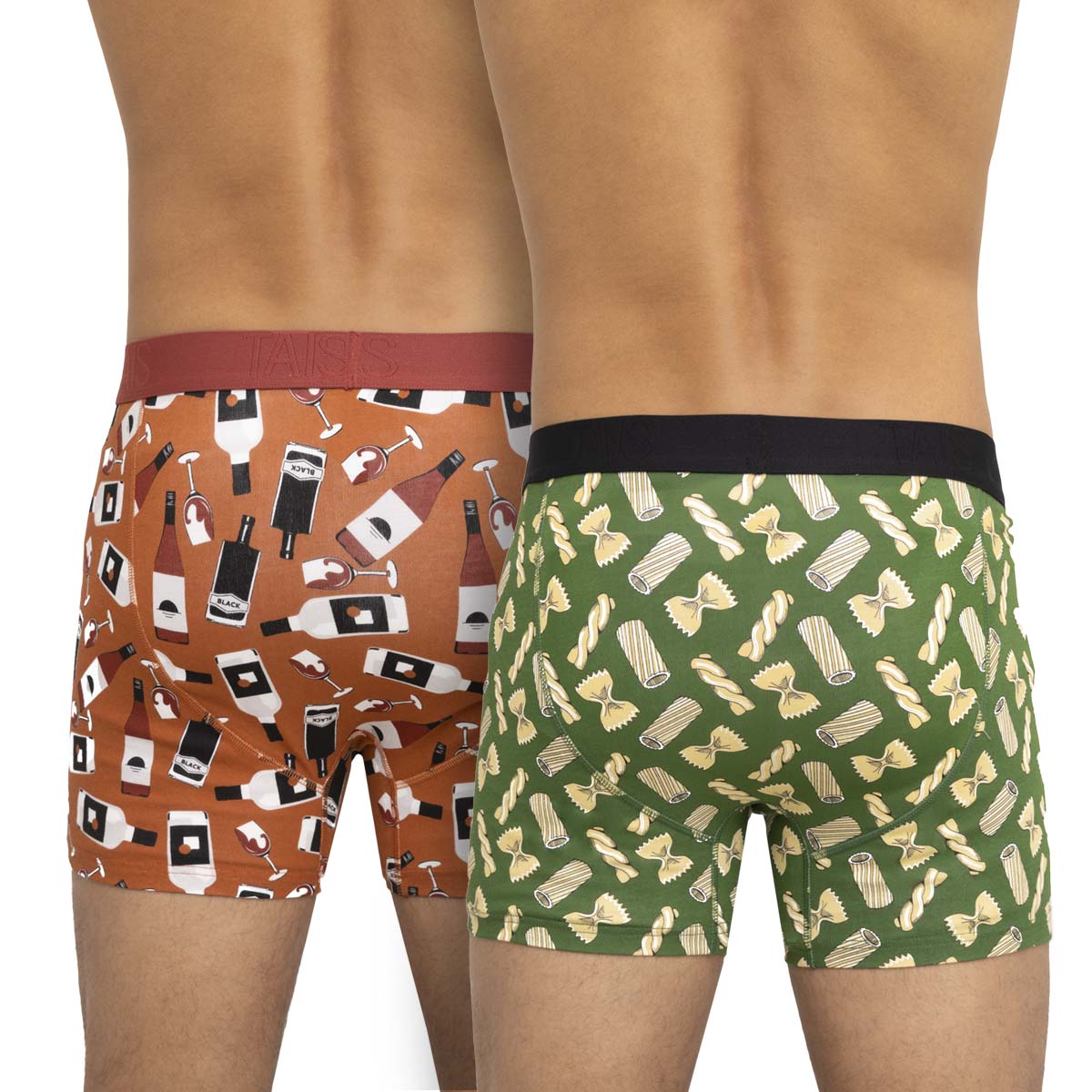 PACK BÓXER HOMBRE TAIS COTTON SPANDEX ICONOS PASTAS BOTELLA - 2