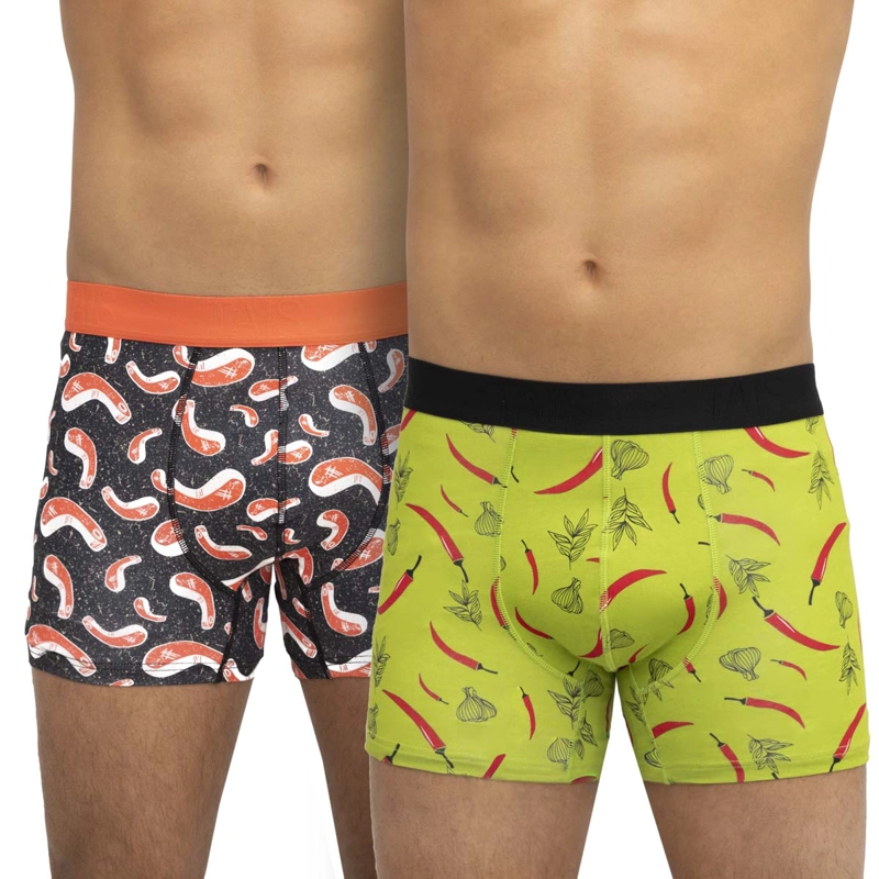 PACK BÓXER HOMBRE TAIS COTTON SPANDEX ICONOS CARNE AJIS - 1