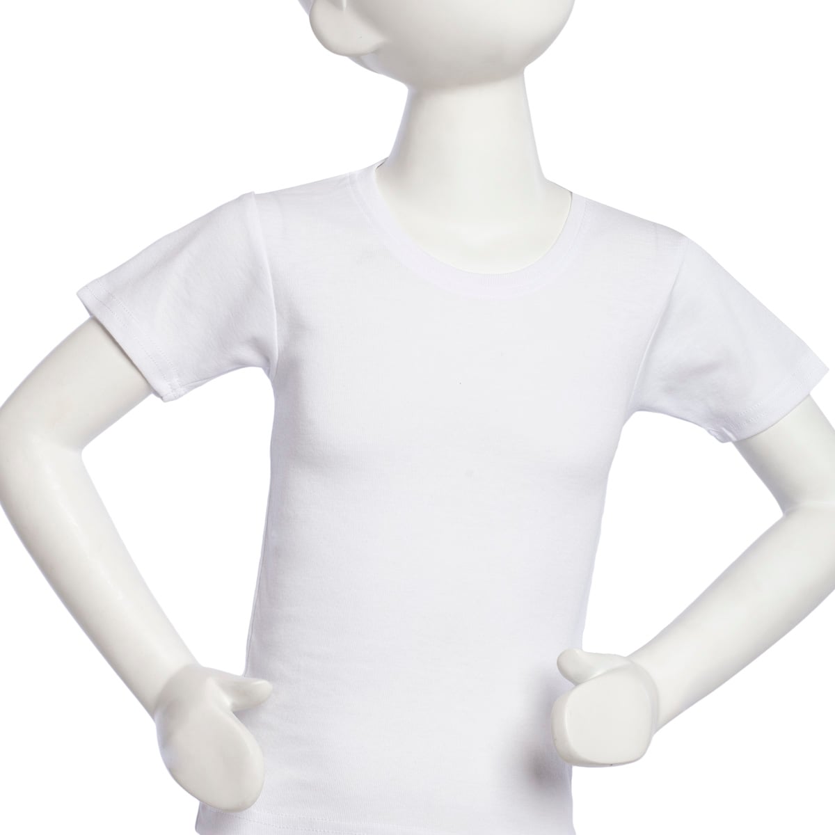 CAMISETA MANGA CORTA ALGODÓN NIÑA TAIS BLANCO INF - 1