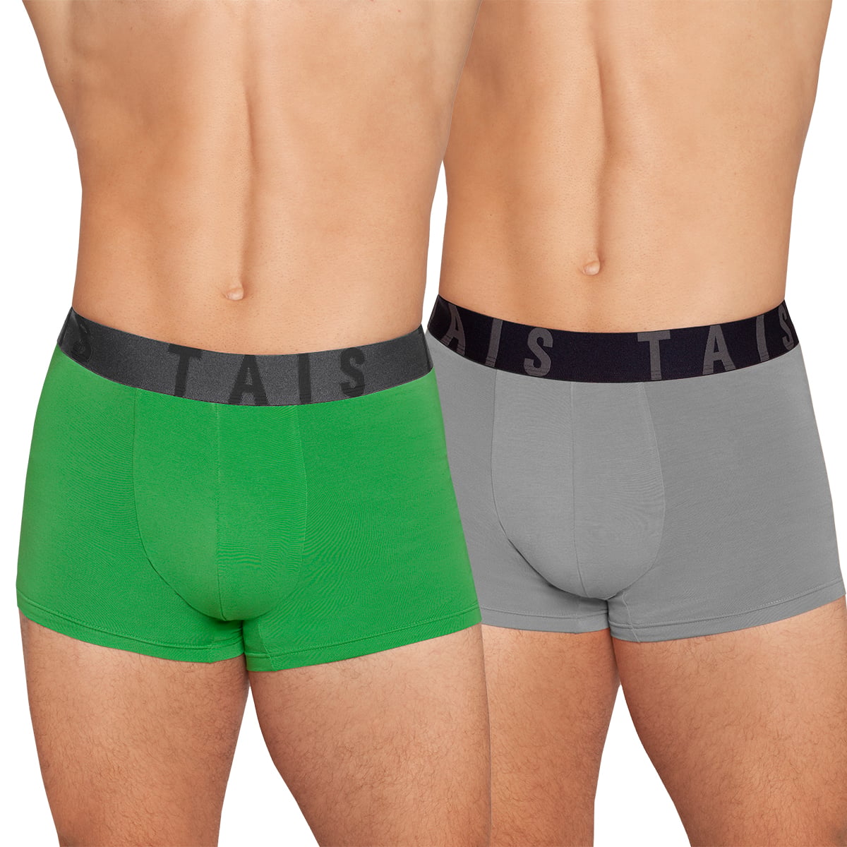 PACK X2 BÓXER HOMBRE TAIS BAMBOO ULTRA FRESCO VERDE - 1