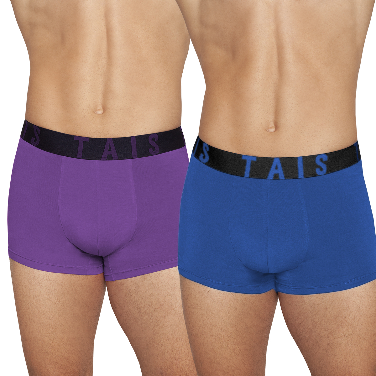 PACK X2 BÓXER HOMBRE TAIS BAMBOO ULTRA FRESCO PÚRPURA - 1