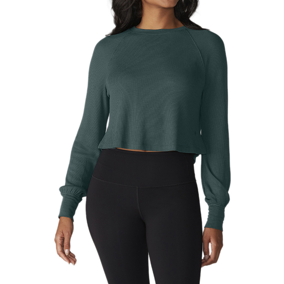 TAVI - POLERA CROP WAFFLE KNIT - 1