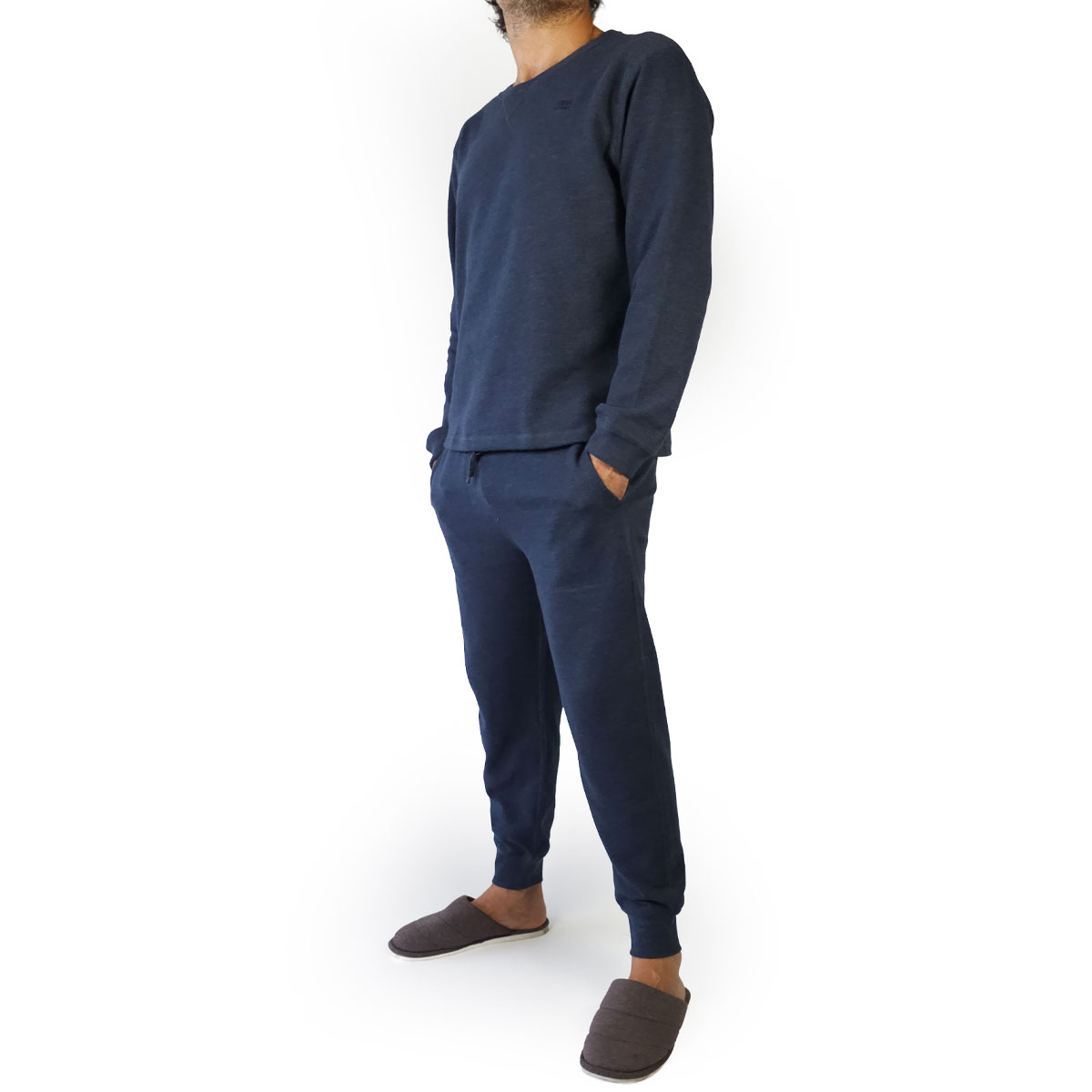 PIJAMA HOMBRE HEAT HOLDERS TÉRMICO AZUL - 3