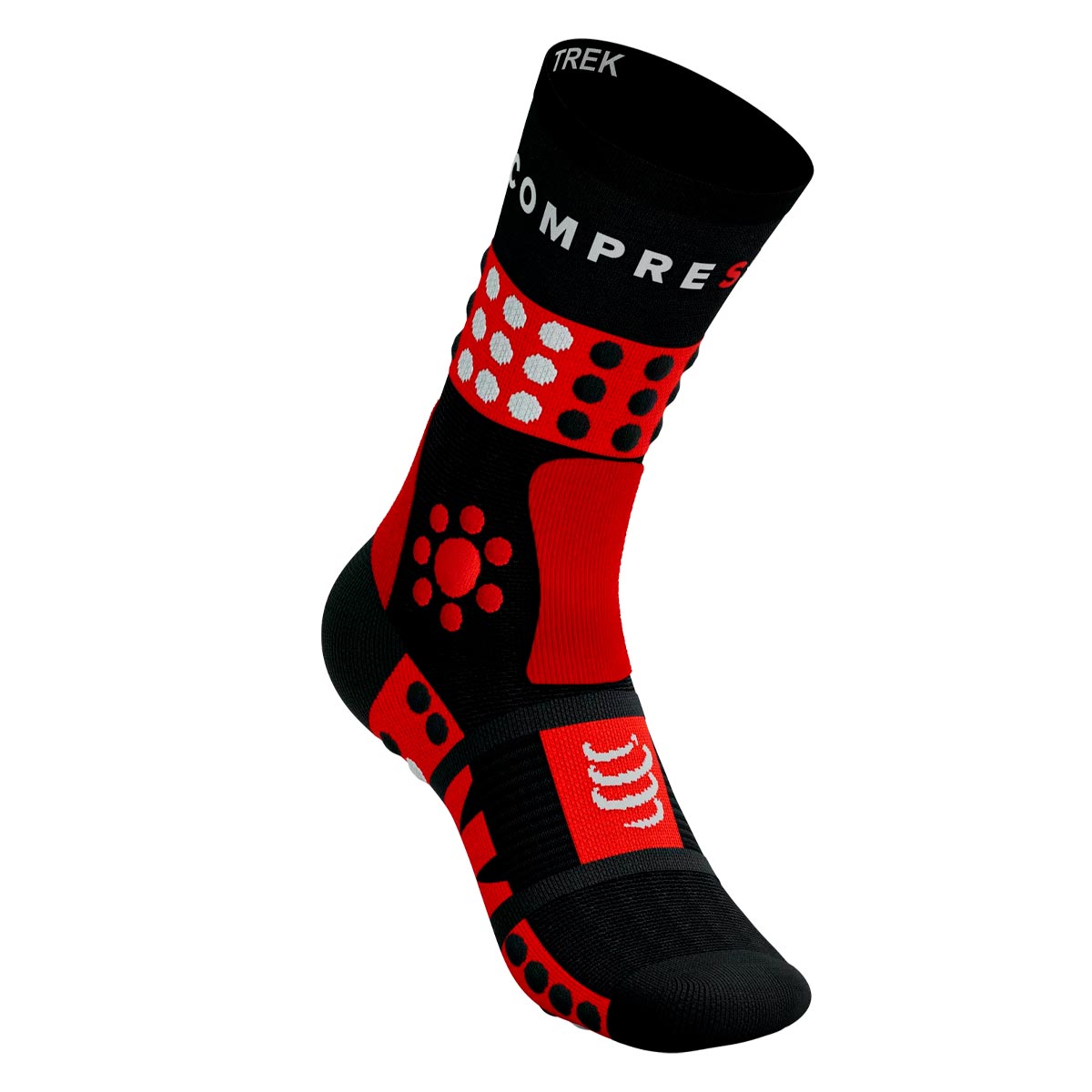 CALCETÍN UNISEX COMPRESSPORT OI24 C TREKKING BLACK - 2