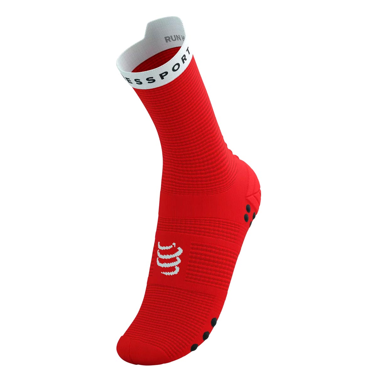 CALCETÍN UNISEX COMPRESSPORT OI24 C PRO RACING V4.0 RUN HIGH ROJO - 2