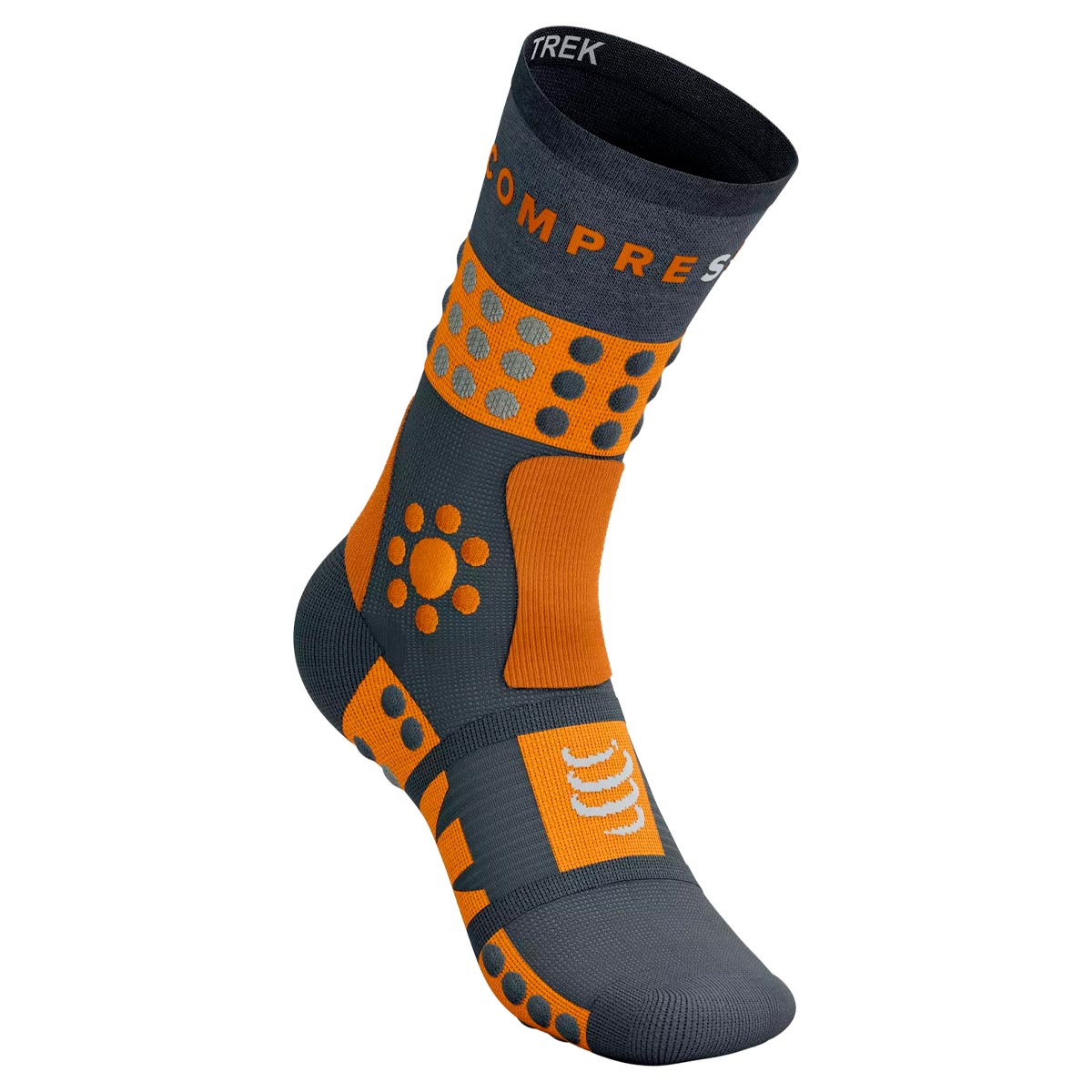 CALCETÍN UNISEX COMPRESSPORT OI24 C TREKKING GREY - 2