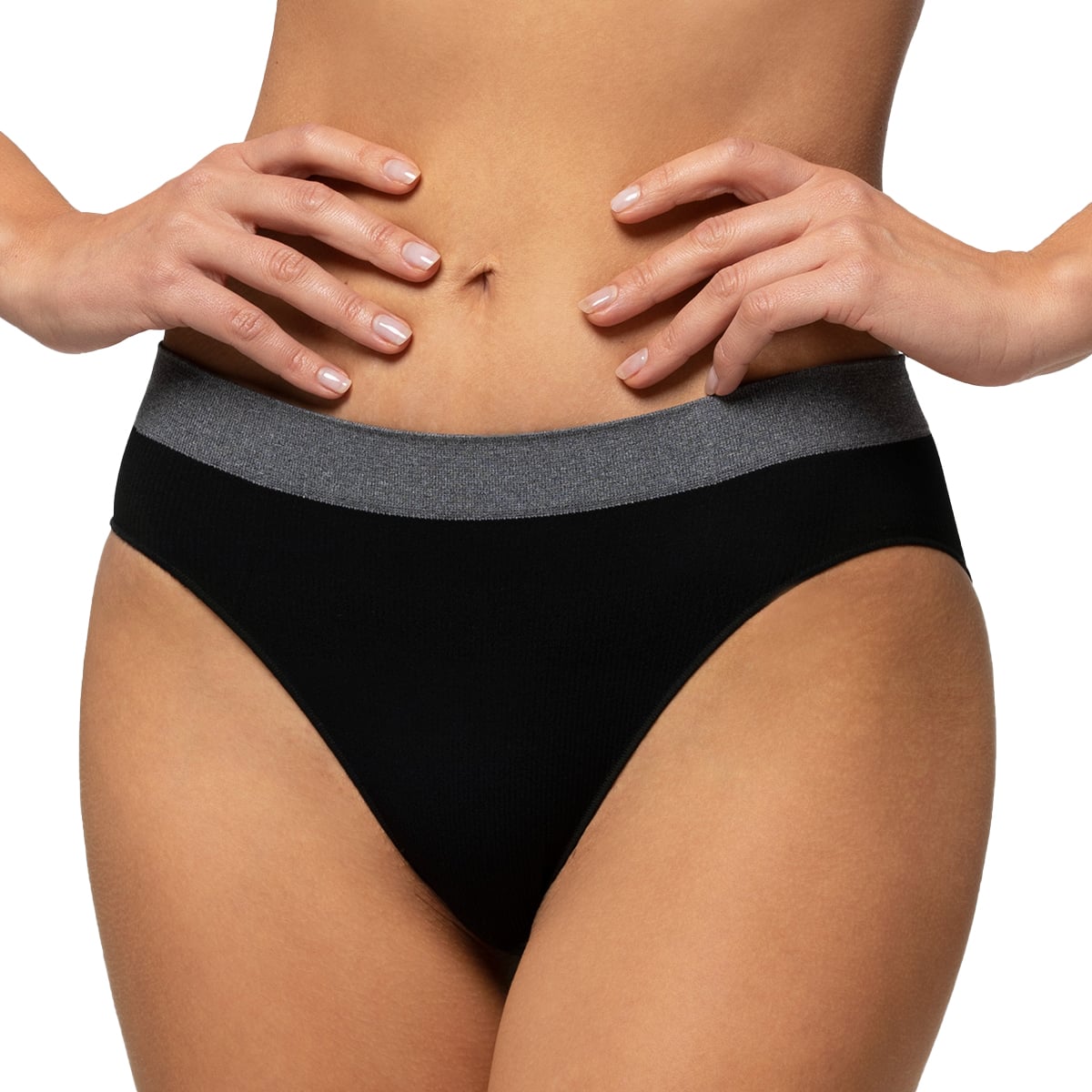 CALZÓN MUJER POMPEA ECO FRIENDLY NEGRO - 1