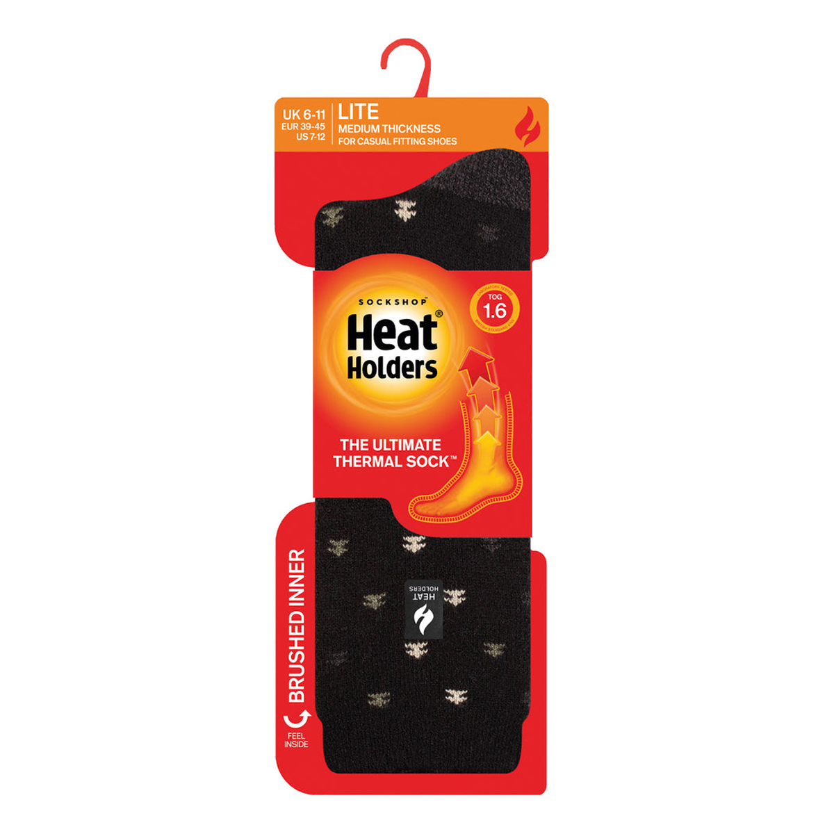 CALCETÍN LITE - MARSOLL NEGRO HEAT HOLDERS - 2