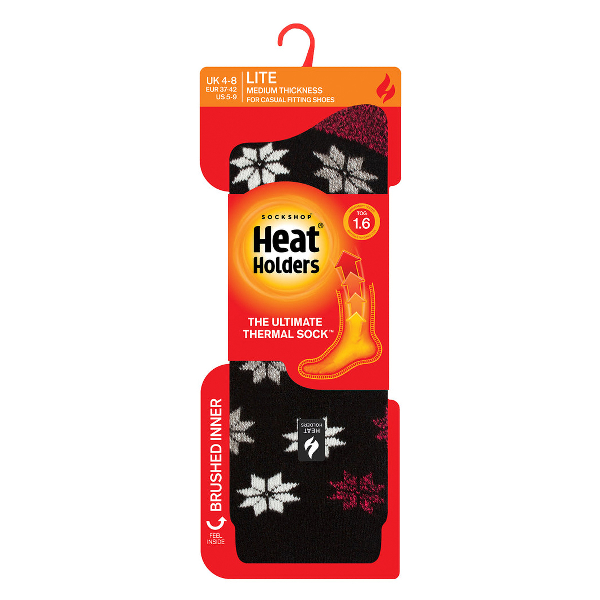 CALCETÍN LITE - ST MORITZ NEGRO HEAT HOLDERS - 2