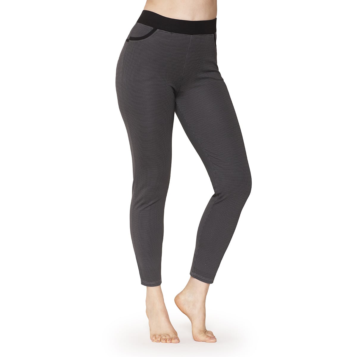 LEGGINGS MUJER MONARCH GRIS OI24 - RIBETES - 1