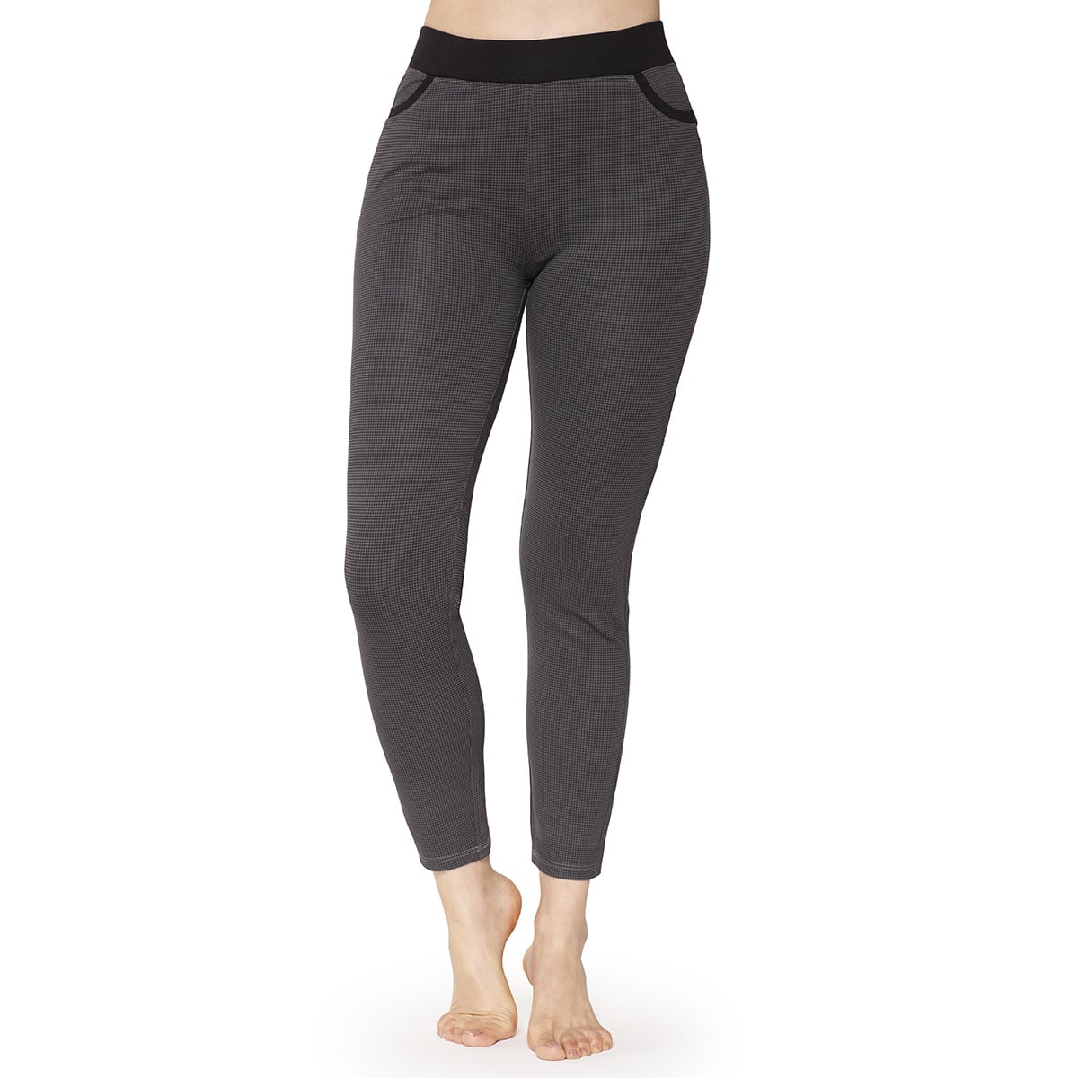 LEGGINGS MUJER MONARCH GRIS OI24 - RIBETES - 3
