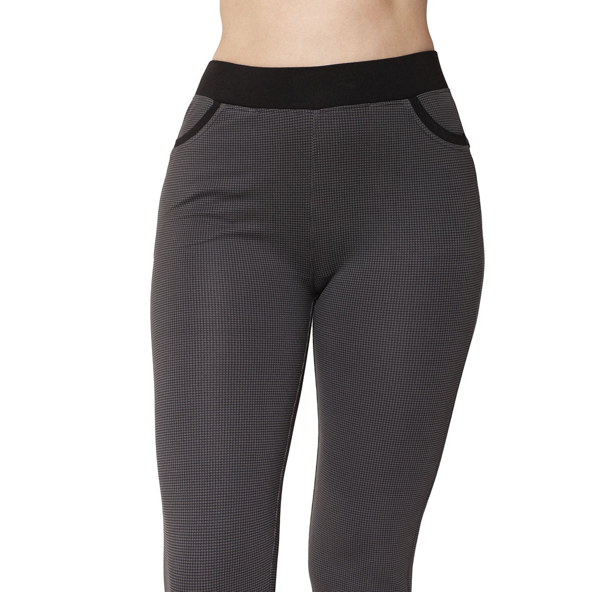 LEGGINGS MUJER MONARCH GRIS OI24 - RIBETES - 4