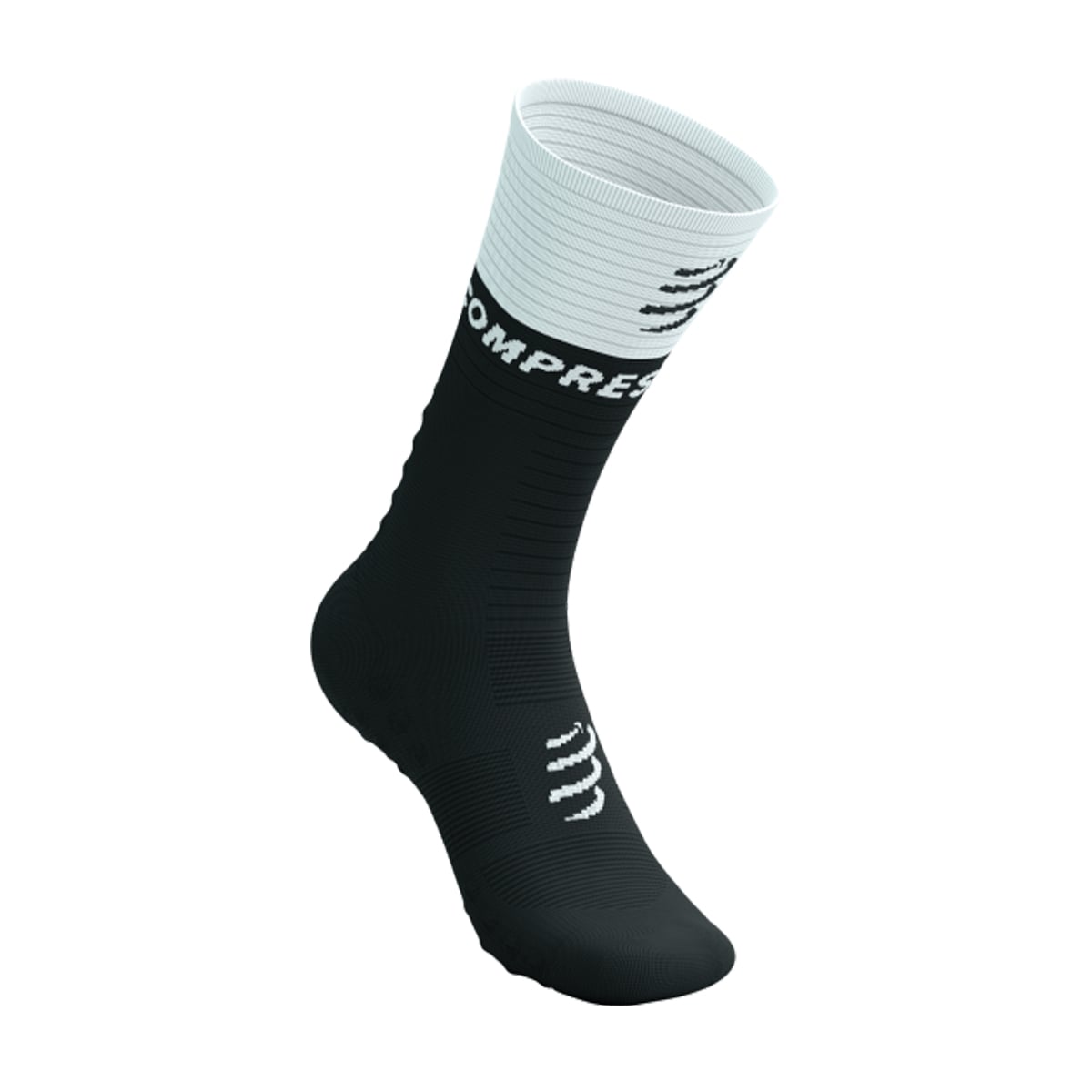 CALCETÍN UNISEX COMPRESSPORT MID COMPRESSION V2.0 NEGRO - 2