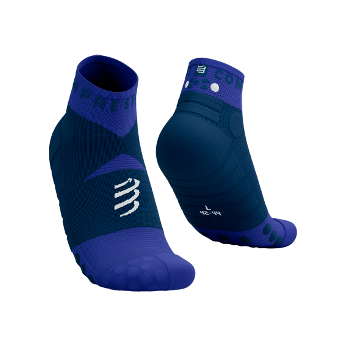 CALCETÍN UNISEX COMPRESSPORT ULTRA TRAIL LOW AZUL - 1