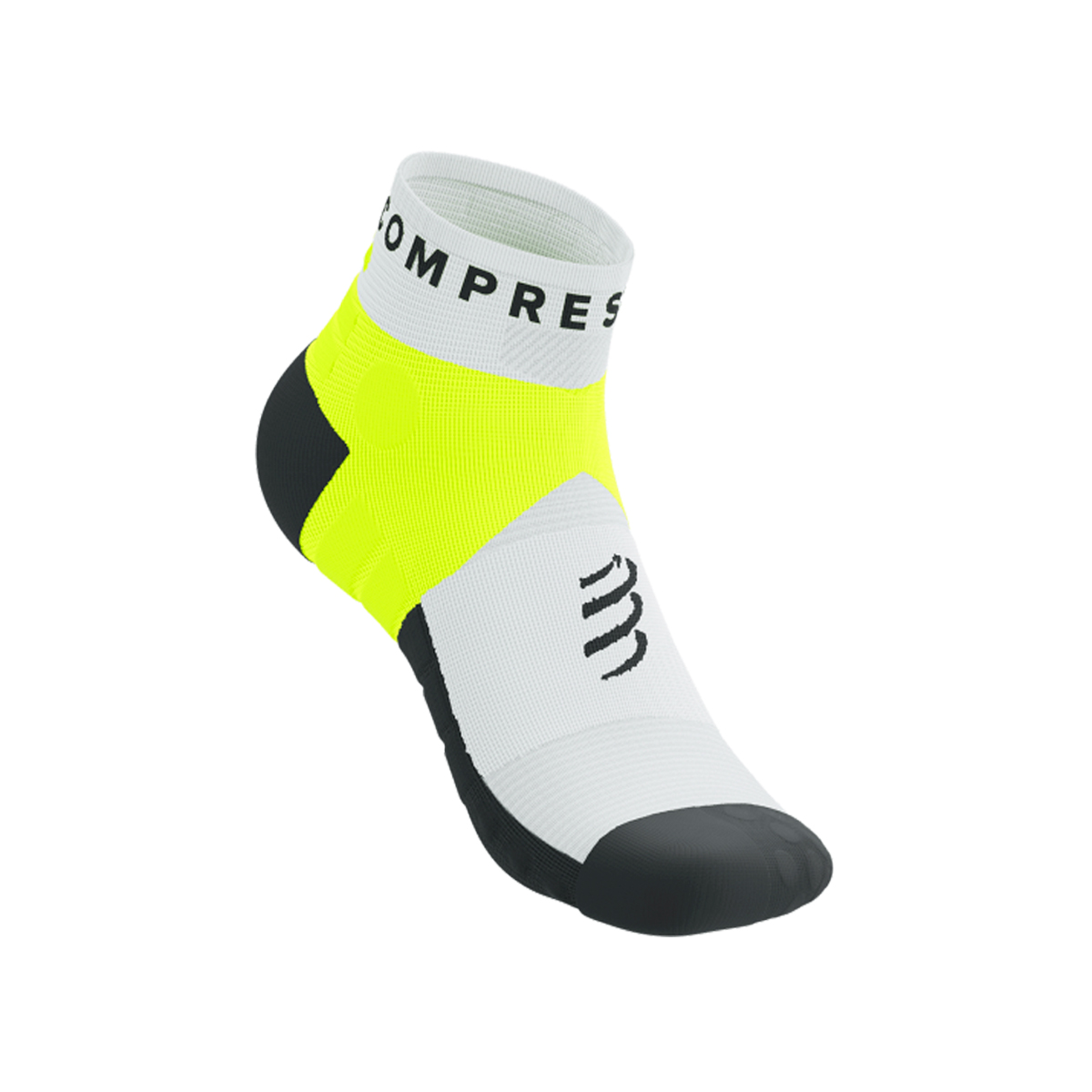CALCETÍN UNISEX COMPRESSPORT ULTRA TRAIL LOW AMARILLO - 2